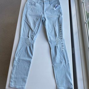 Light denim jeans